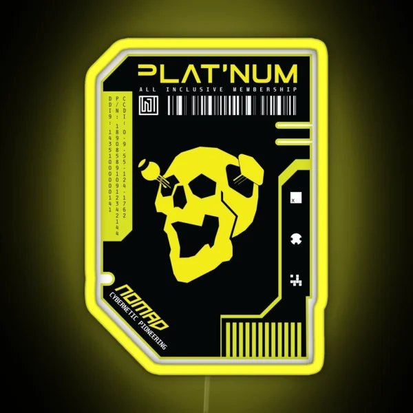 Platinum Membership Nomad RGB Neon Sign
