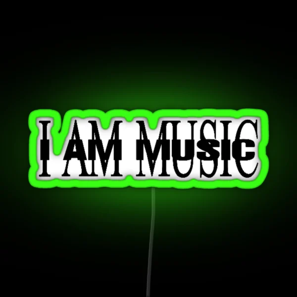 Playboi Carti I Am Music 2023 2024 Album Cover Art RGB Neon Sign
