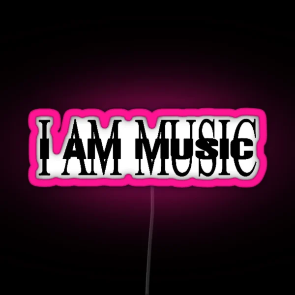 Playboi Carti I Am Music 2023 2024 Album Cover Art RGB Neon Sign