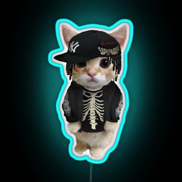 Playboi Kitty RGB Neon Sign
