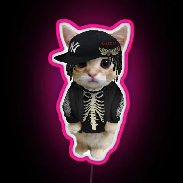 Playboi Kitty RGB Neon Sign