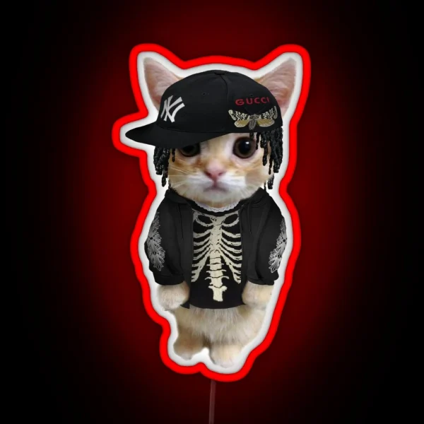 Playboi Kitty RGB Neon Sign