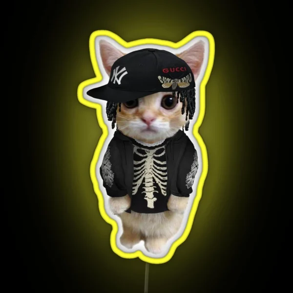 Playboi Kitty RGB Neon Sign