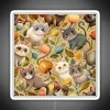 Add whimsical feline charm with colorful glowing neon cat signs.