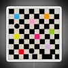 Eye-catching playful checkered RGB neon sign adds fun to room.