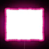 Vibrant colorful playful patterned RGB neon light display signage