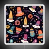 Whimsical Coastal Decor Accents with RGB Neon Illuminated Sign Details