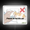Please do not feed my cat, it's a meme lord