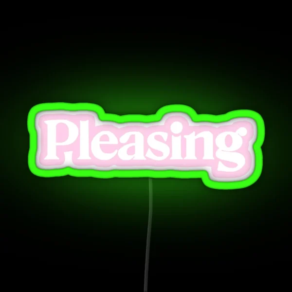 Pleasing Harry Styles RGB Neon Sign