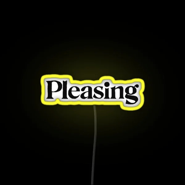 Pleasing RGB Neon Sign
