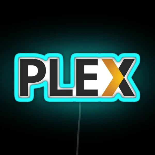 Plex Logo RGB Neon Sign