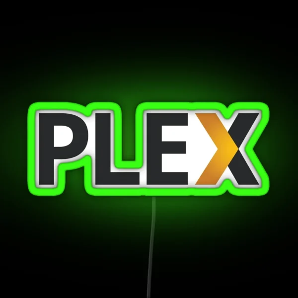 Plex Logo RGB Neon Sign
