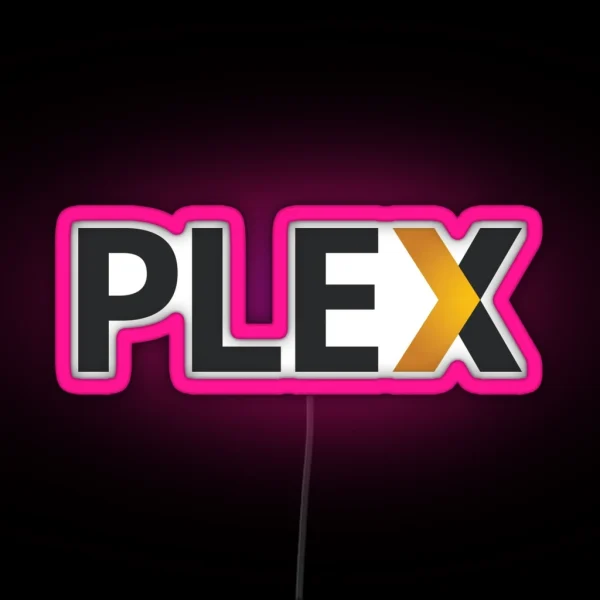 Plex Logo RGB Neon Sign