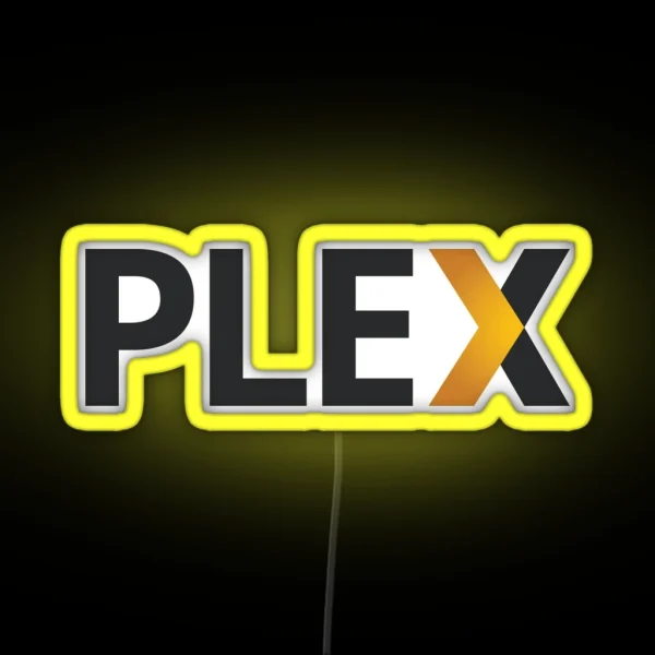 Plex Logo RGB Neon Sign