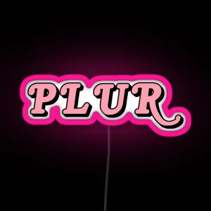 Plur RGB Neon Sign