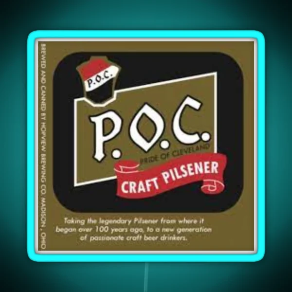 POC Beer RGB Neon Sign