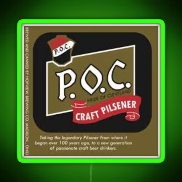 POC Beer RGB Neon Sign