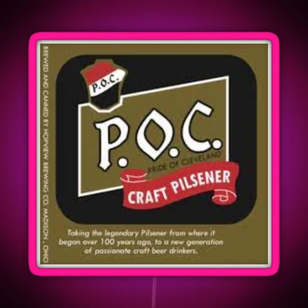 POC Beer RGB Neon Sign