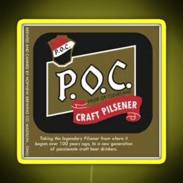 POC Beer RGB Neon Sign