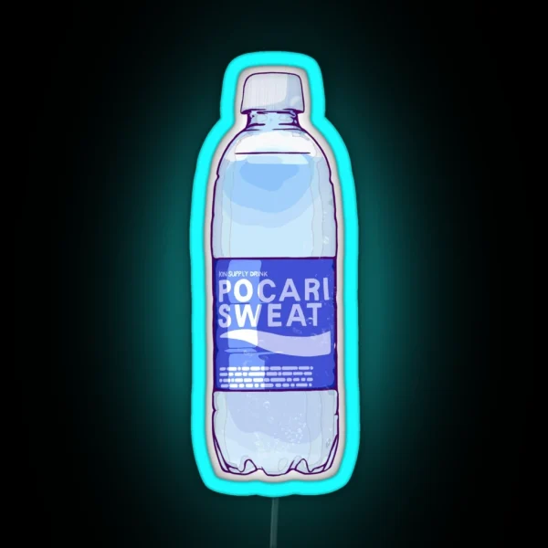 Pocari Sweat Bottle RGB Neon Sign