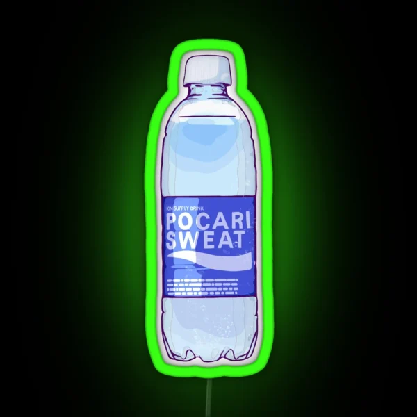 Pocari Sweat Bottle RGB Neon Sign