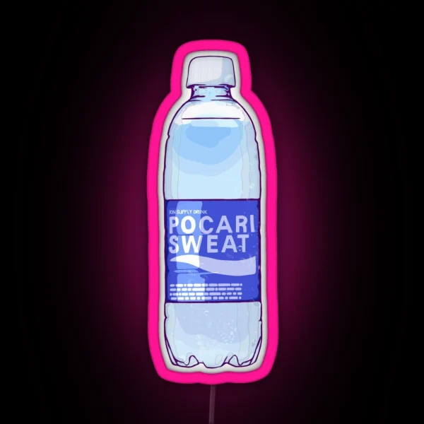 Pocari Sweat Bottle RGB Neon Sign