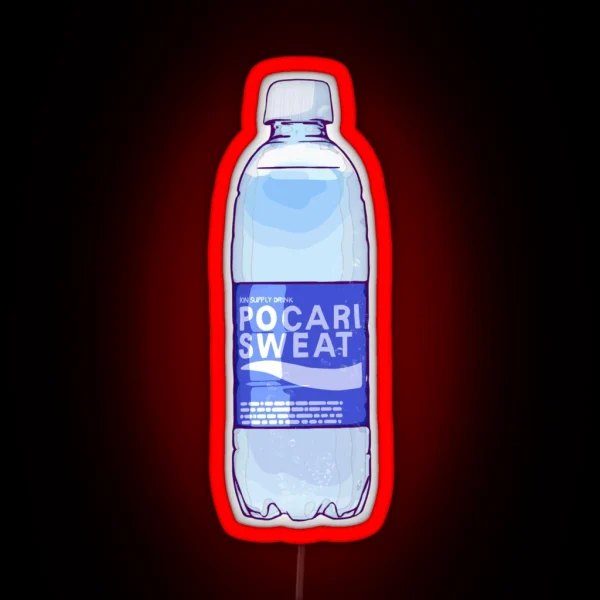 Pocari Sweat Bottle RGB Neon Sign