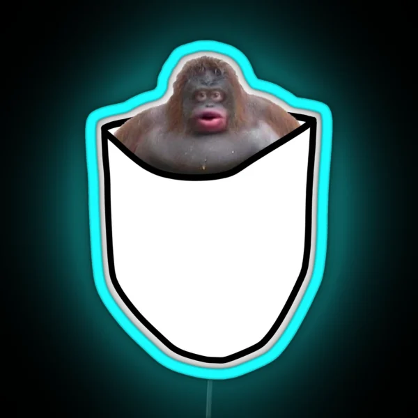 Pocket Monke RGB Neon Sign