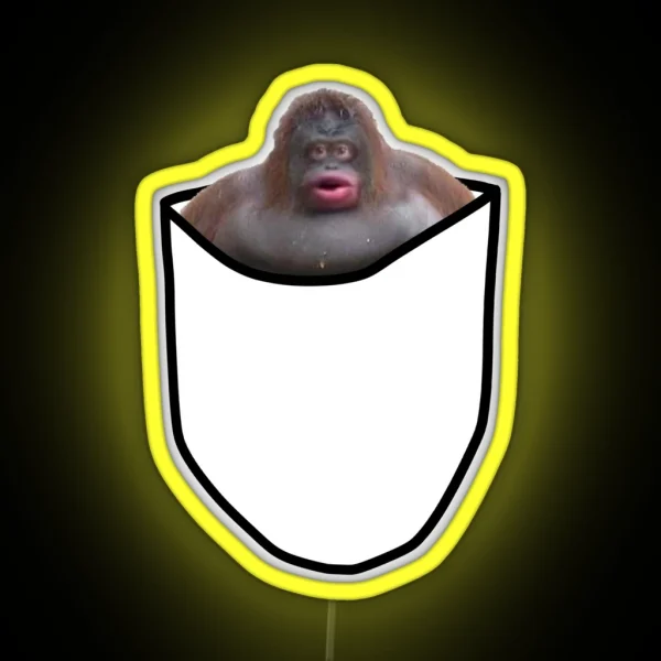 Pocket Monke RGB Neon Sign