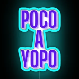 POCO A YOPO RGB Neon Sign