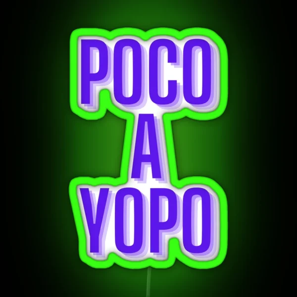 POCO A YOPO RGB Neon Sign
