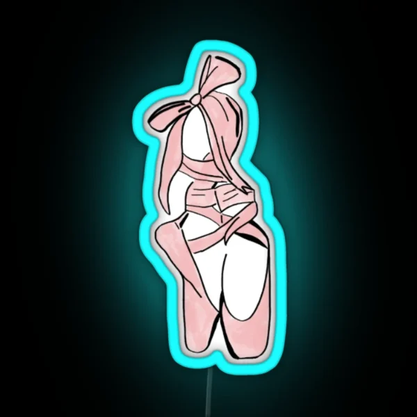 Pointe Shoes RGB Neon Sign