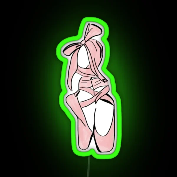 Pointe Shoes RGB Neon Sign