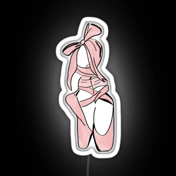 Pointe Shoes RGB Neon Sign