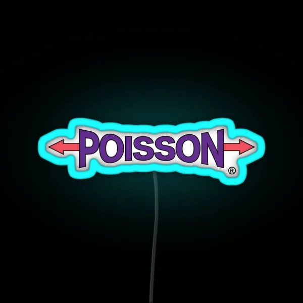Poisson Ratio Logo RGB Neon Sign