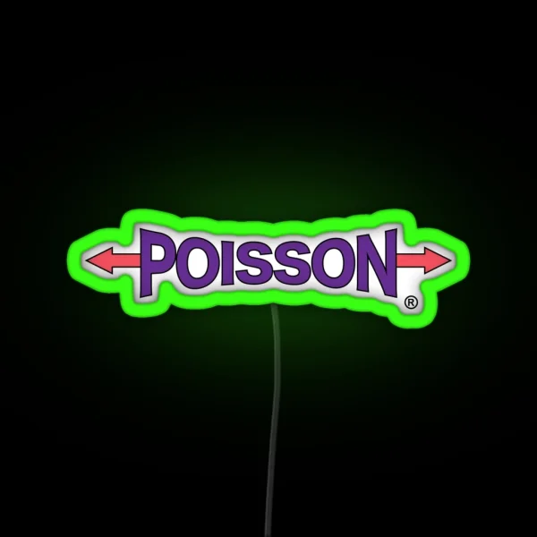 Poisson Ratio Logo RGB Neon Sign