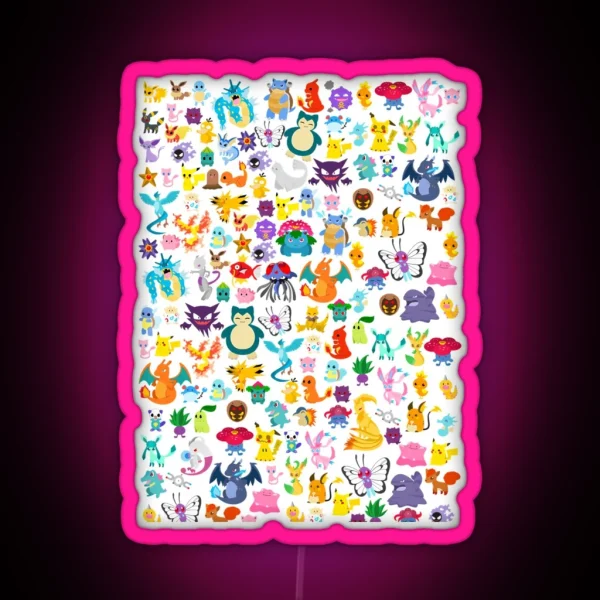 Poke Collection RGB Neon Sign