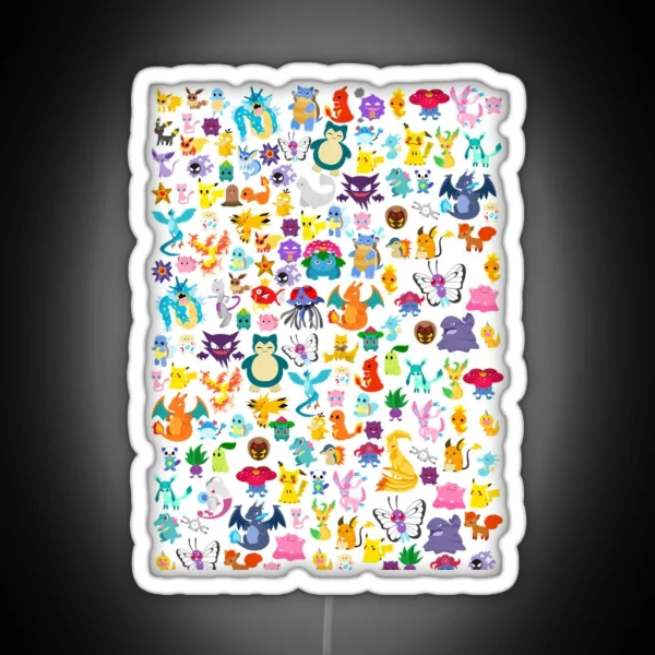 Poke Collection RGB Neon Sign