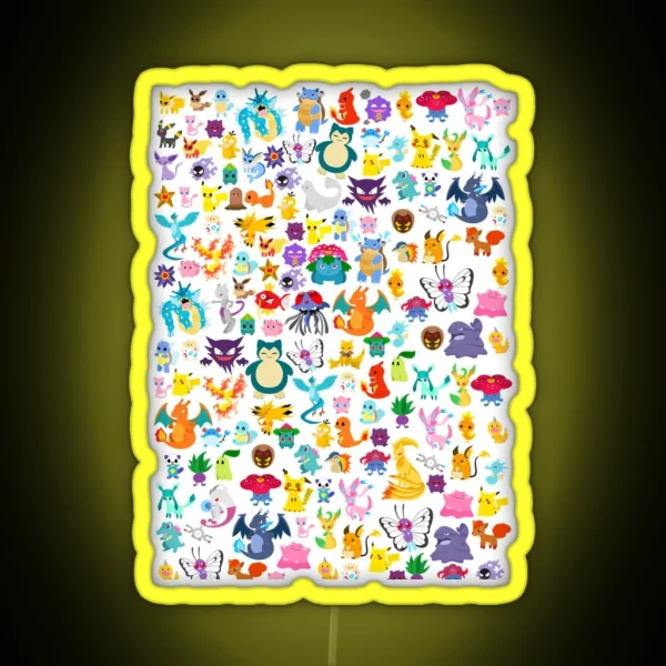 Poke Collection RGB Neon Sign