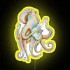 Vibrant Aqua RGB Neon Sign featuring POLAH the Epic Aquatic Legend