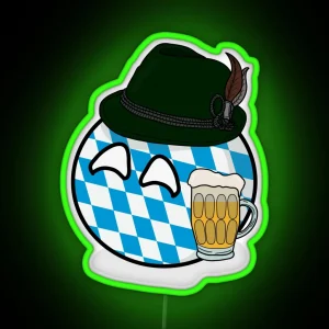 Polandball Bavaria RGB Neon Sign