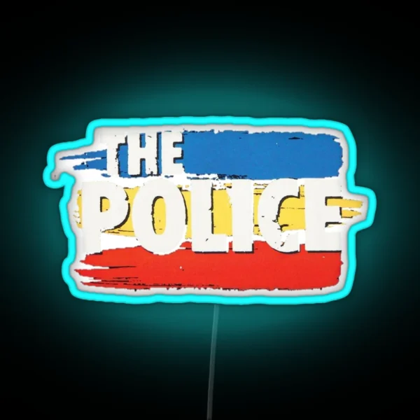 Polic RGB Neon Sign