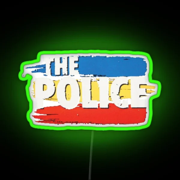 Polic RGB Neon Sign