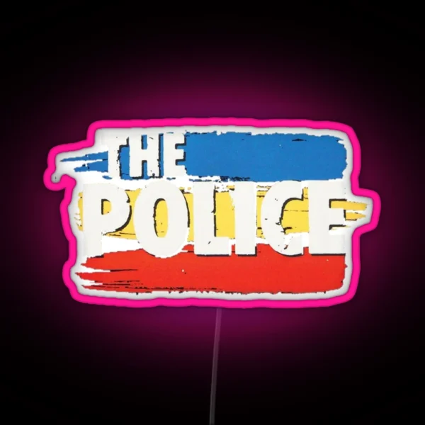 Polic RGB Neon Sign