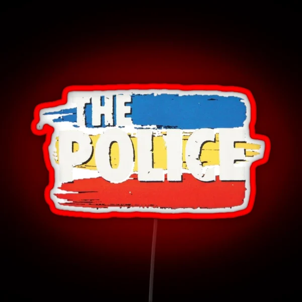 Polic RGB Neon Sign