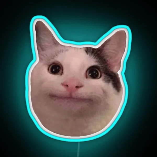 Polite Kitty RGB Neon Sign