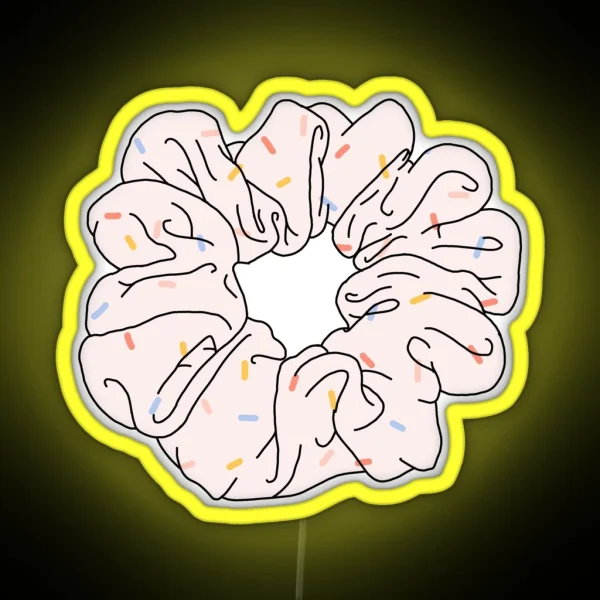 Polka Dot Scrunchie RGB Neon Sign