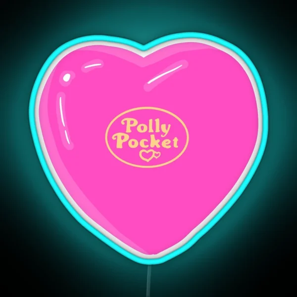 Polly Heart RGB Neon Sign