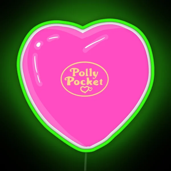 Polly Heart RGB Neon Sign