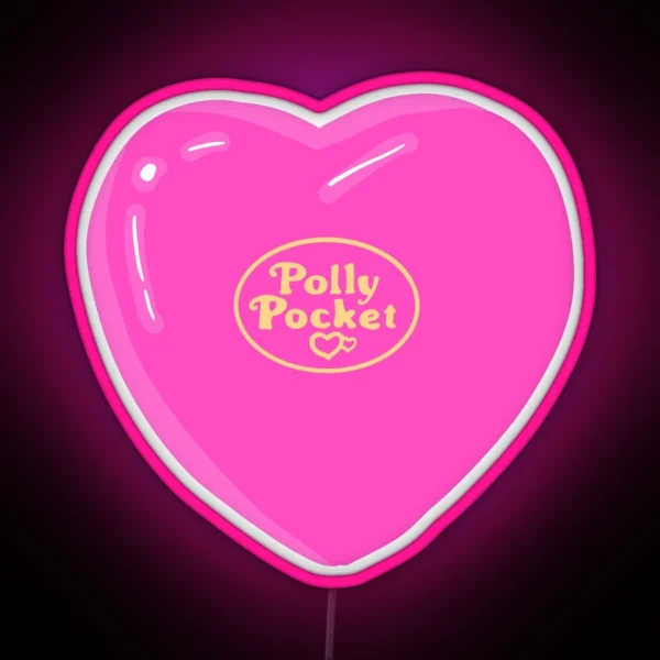 Polly Heart RGB Neon Sign